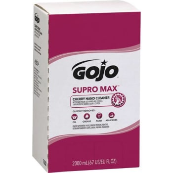 Image for Gojo Supro Max Cherry Hand Cleaner, Cherry Fragrance, 2000 mL Heavy Duty Hand Cleaner Refill For Gojo PRO Tdx 2000 Dispenser (Pa from HD Supply