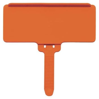 Image for Quantum Storage Systems Hanging Label Tab, Orange, 1-3/8" X 3", 25 Pack from HD Supply