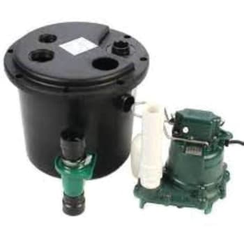 Image for 1/3 HP Submersible Sump Pump System Drain Pump W/ Basin from HD Supply