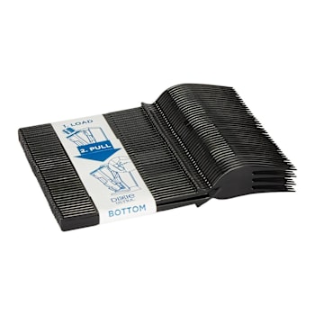 Image for Dixie Black Ultra Smartstock Disposable Polypropylene Fork Refill Utensils (960-Case) from HD Supply