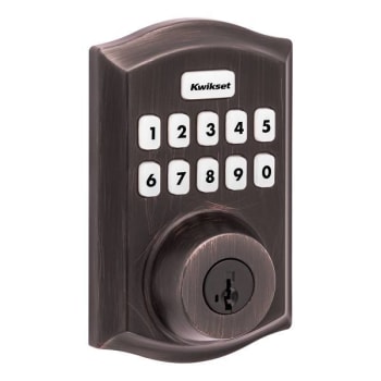 Image for Kwikset Home Connect 620 Keypad Connected Smart Lock With Z-Wave Venetian Bronze from HD Supply
