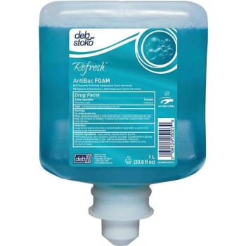 Image for Deb 1 L Refresh Antibac Foam Hand Wash Green Tip Cartridge from HD Supply