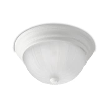 Image for Seasons 3 Light Incandescent Flush Mount Light, White from HD Supply