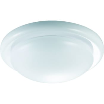 Image for Seasons® 14-1/4 in 2-Light Round Frosted Glass Flush-Mount Ceiling Light Fixture from HD Supply