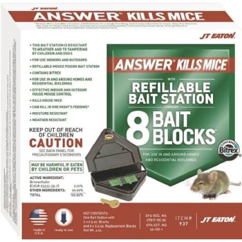 Image for Answer Kills Mice W/ Reusable Bait Station (12-Case) from HD Supply