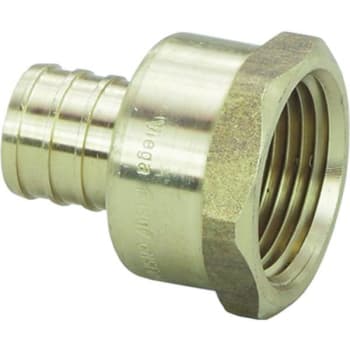 Image for Viega PureFlow 3/4 in. x 3/4 in. Zero Lead Brass Crimp Adapter from HD Supply