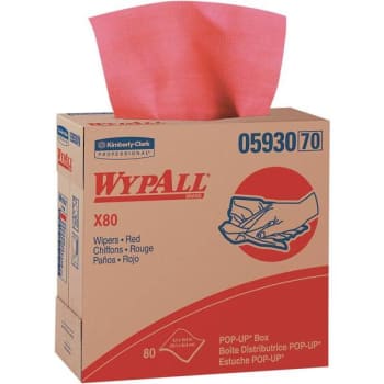 Image for Wypall X80 Red Extended-Use Cloths Reusable Wipes (5-Case) from HD Supply