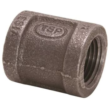 Proplus 1 in. x 3/4 in. Black Malleable Reducing Coupling