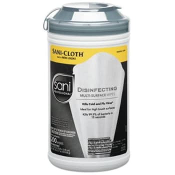 Sani-Cloth 5.375 In. X 7 In. No Scent Disinfecting Wipes (6-Case)