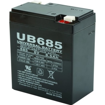 Image for Universal Power Group® 6V 9Ah Lead Acid Emergency Battery from HD Supply