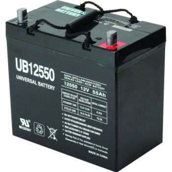 Image for Universal Power Group® 12V 55Ah Lead Acid Medical Mobility Battery from HD Supply