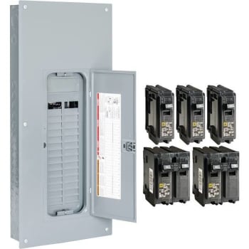 Image for Square D Homeline 225a 30-Space 60-Circuit Load Center W/ Cover And Ground Bar from HD Supply
