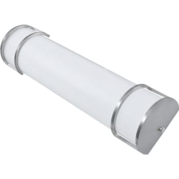 Good Earth Lighting 24 In 2 Light Fluorescent Direct Wire Bath Vanity Light Fixture Brushed Nickel Hd Supply