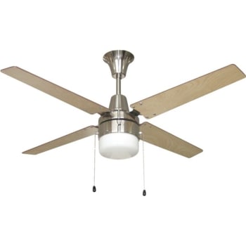 Image for Litex Wakefield 48 in Ceiling Fan w/ Light (Brushed Chrome) from HD Supply