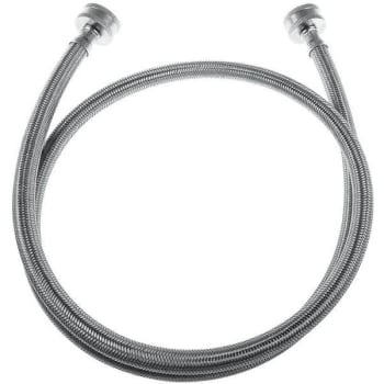 Image for Durapro 3/4 In. X 3/4 In. X 72 In. Braided Stainless Steel Washing Machine Hose from HD Supply