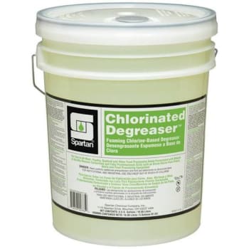 Chlorinated Degreaser Food Production Sanitation Cleaner, 5 Gal.