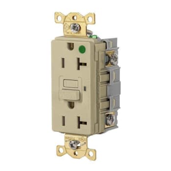 Image for Hubbell® 20 Amp 125v Hospital Grade Self-Test Gfci Receptacle Ivory from HD Supply