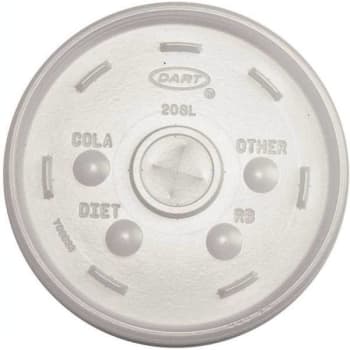 Image for Dart Lid Straw Slot Translucent (1000-Case) from HD Supply
