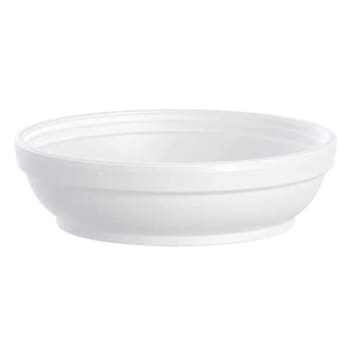 Dart 5 Oz. White Styrofoam Bowl (1000-Case)