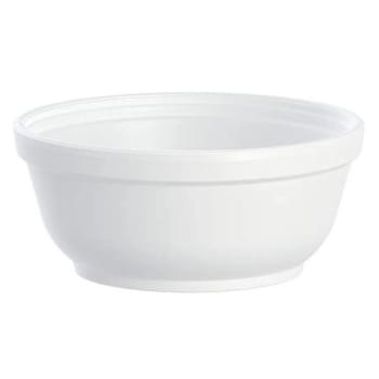 Image for Dart 8 Oz. White Disposable Polystyrene Foam Bowl (1000-Case) from HD Supply