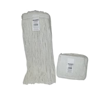 Image for Renown 20 Oz. 1 In. 4-Ply White Headband Rayon Cut End Mop Head (6-Case) from HD Supply