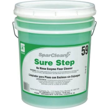 Spartan 5 Gal. Sparclean Sure Step Clean Scent Enzyme Floor Cleaner