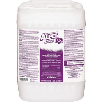 Best Sanitizers 5 Gal. Alpet D2 Surface Sanitizer