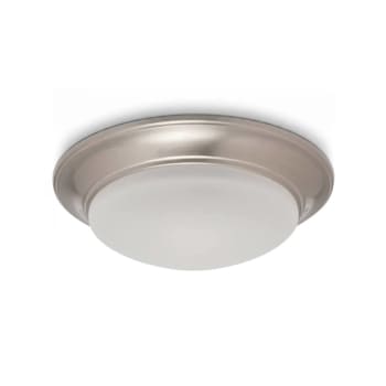 Image for Seasons 11 In. 19w LED Flush Mount Ceiling Light, Satin Nickel from HD Supply