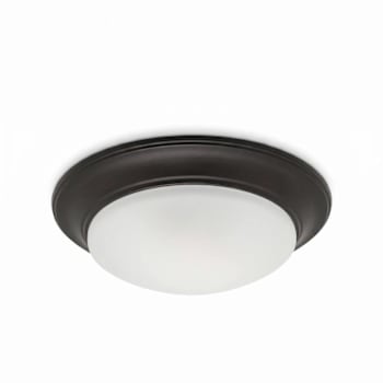 Image for Seasons 11 In. 15w LED Flush-Mount Light Fixture, Bronze from HD Supply
