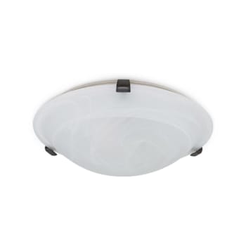 Image for Seasons 12-Inch Round 16w Integrated LED Flush Mount Light 2700k In Satin Nickel from HD Supply