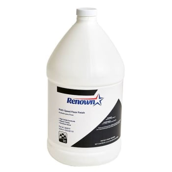 Renown 1 Gal. Multi Speed Floor Finish, Fragrance Free (4 Per Case)