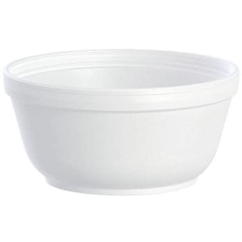 Image for Dart 12 Oz. White Bowl Disposable Polystyrene Foam (1000-Case) from HD Supply