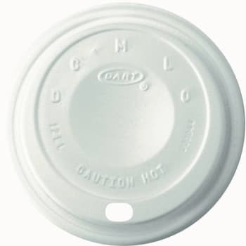 Image for Dart 12-Series White Cappuccino Lid (1000-Pack) from HD Supply