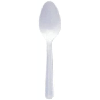 Image for Dart 5 In. White Light-Weight Polypropylene Teaspoon from HD Supply