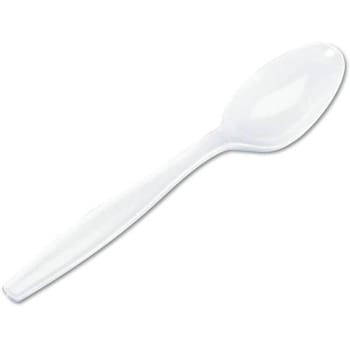 Primesource White Heavy-Duty Plastic Spoon (1000-Case)