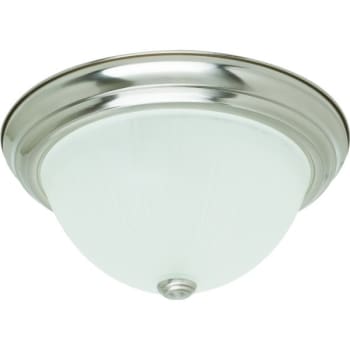 Satco® KLC60002 2-Light Fluorescent Flush Mount Light | HD Supply