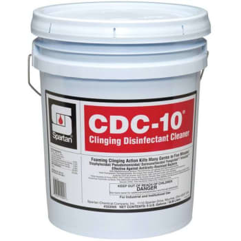 Image for Spartan 5 Gal. Cdc-10 Floral Scent One Step Cleaner/disinfectant from HD Supply