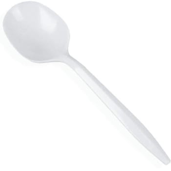 Image for Prime Source Extra Heavy-Weight White Soup Spoon Case Of 1000 from HD Supply