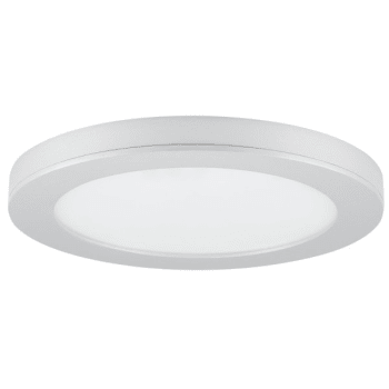 Image for 15 in. Integrated LED Flush Mount Light (Silver) (2-Pack) from HD Supply