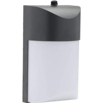Seasons® 4.25 In 10 Watt Outdoor Led Flush-Mount Compact Wall Light (Black)