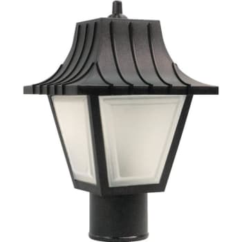 Image for Generic 8 in LED Post-Top Fixture (Black) from HD Supply