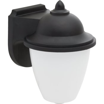 Seasons® 7 in 13 Watt Outdoor LED Flush-Mount Acorn Porch Light (Black)