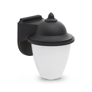 Seasons 7 In 13 Watt Outdoor Led Flush-Mount Acorn Porch Light Black