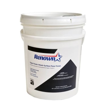 Image for Renown 5 Gal. Pail Super Finish II Multi-Surface Floor Finish, Fragrance Free from HD Supply