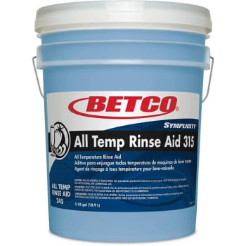 Betco 5 Gal. All Temperature Dishwashing Rinse Aid