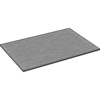 Image for Crown 4 Ft. X 8 Ft. Chevron Wiper/scraper Mat (Charcoal) from HD Supply