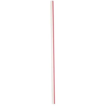 Image for Prime Source 7.75" Unwrapped Red/white Stripe Jumbo Straw from HD Supply