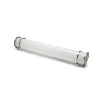 Image for Seasons 3' Linear LED Vanity Light Fixture, 27 Watt, 120/277 Volt, Brushed Nickel from HD Supply