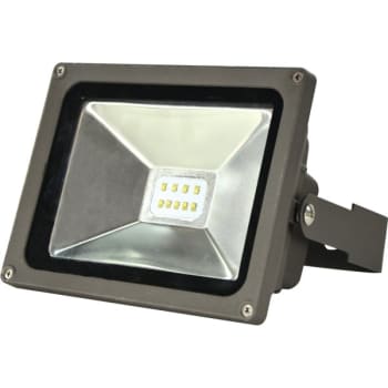 MaxLite® 5.27 in 20 Watt Outdoor LED Flush-Mount Wall Light (Bronze)