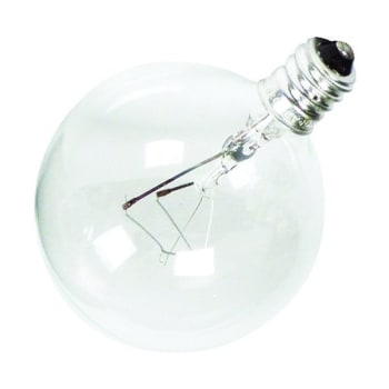 Image for Philips® G16-1/2 Bulb 25W Candelabra Base Clear, Package Of 12 from HD Supply